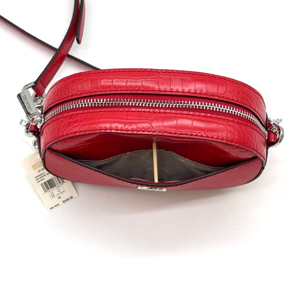 Michael Kors Jet Set Glam Oval Crossbody Bag - Picture 8 of 10